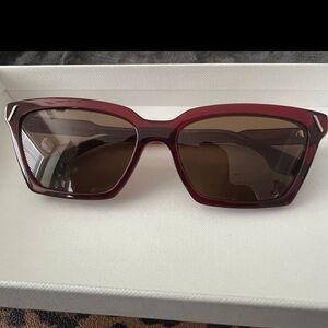 Victoria Beckham Deep Red Sunglasses VB661S